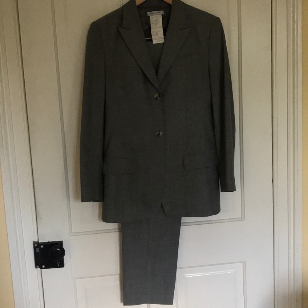 Rene Lazard light gray summer suit, size 8